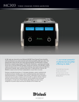 McIntosh MC-303 - Brochure 